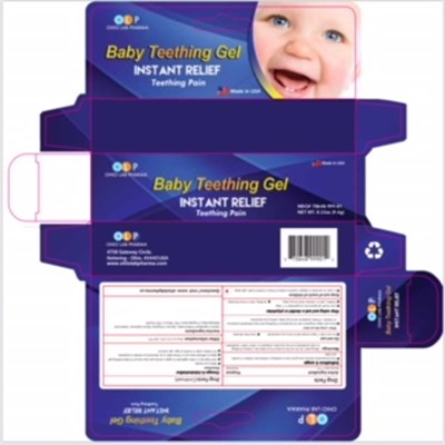 olp baby teething gel - baby teething gel